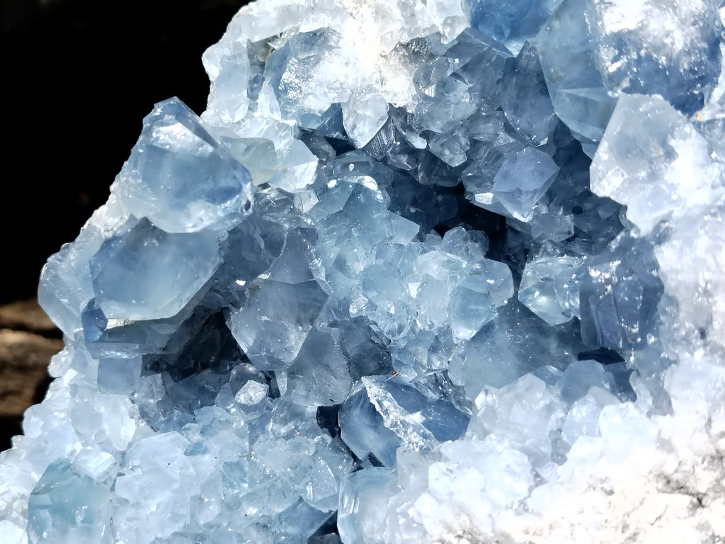 Natural Large Celestite Geode Specimen x 1 From Sakoany, Madagascar - Toprock Gemstones and Minerals 