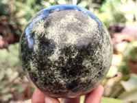 Polished Leopard Stone Spheres x 2 From Nyanga, Zimbabwe