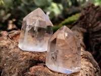 Polished Clear Quartz Crystals x 20 From Madagascar