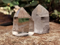 Polished Clear Quartz Crystals x 20 From Madagascar