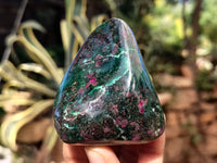 Polished Ruby Corundum In Chrome Verdite Free Forms x 6 From Zimbabwe - Toprock Gemstones and Minerals 