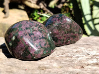 Polished Ruby Corundum In Chrome Verdite Free Forms x 6 From Zimbabwe - Toprock Gemstones and Minerals 