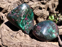 Polished Ruby Corundum In Chrome Verdite Free Forms x 6 From Zimbabwe - Toprock Gemstones and Minerals 