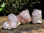 Natural Dark Amethyst Spirit Quartz Clusters x 12 From Boekenhouthoek, South Africa - Toprock Gemstones and Minerals 