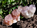 Natural Dark Amethyst Spirit Quartz Clusters x 12 From Boekenhouthoek, South Africa - Toprock Gemstones and Minerals 