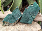 Natural Crystalline and Botryoidal  Malachite Specimens x 3 From Tenke Fungurume, Congo - Toprock Gemstones and Minerals 