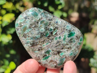 Polished Emerald Mica In Matrix Free Forms x 6 From Mutoko, Zimbabwe - Toprock Gemstones and Minerals 