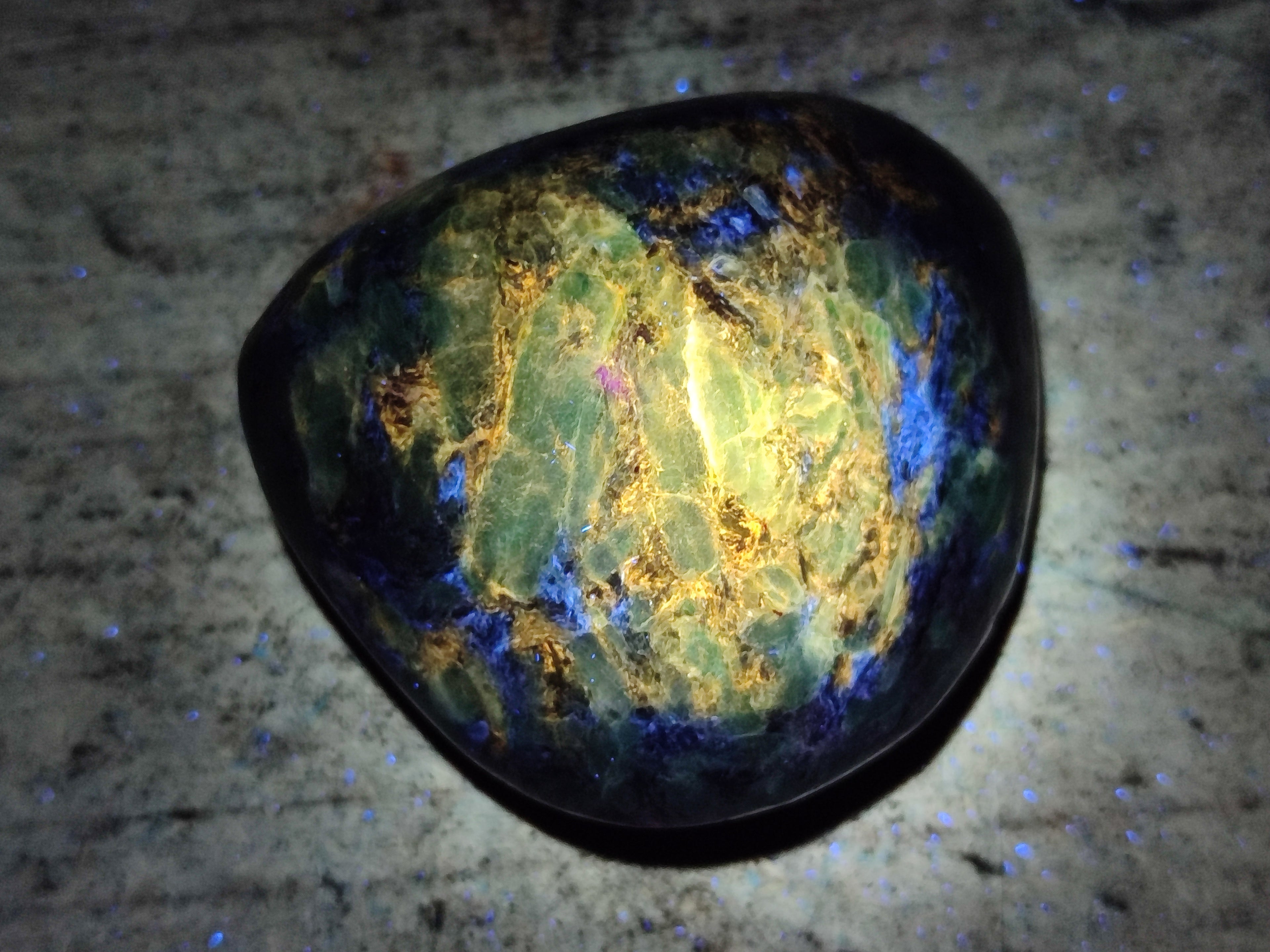 Polished Emerald Mica In Matrix Free Forms x 6 From Mutoko, Zimbabwe - Toprock Gemstones and Minerals 