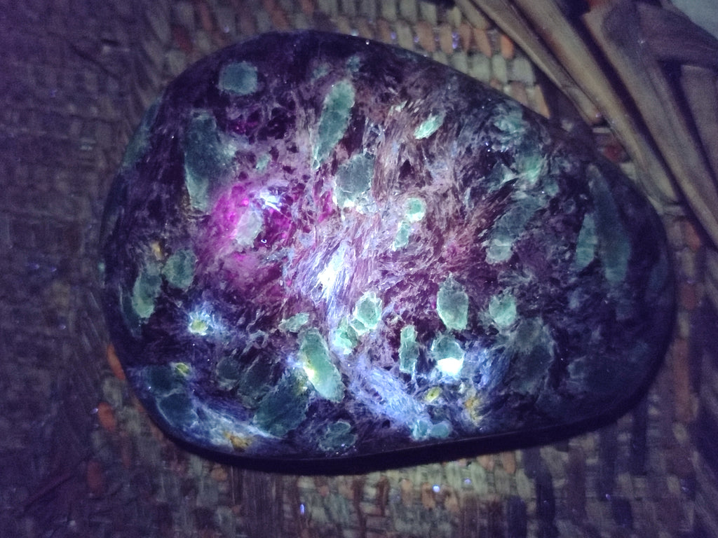 Polished Emerald Mica In Matrix Free Forms x 6 From Mutoko, Zimbabwe - Toprock Gemstones and Minerals 