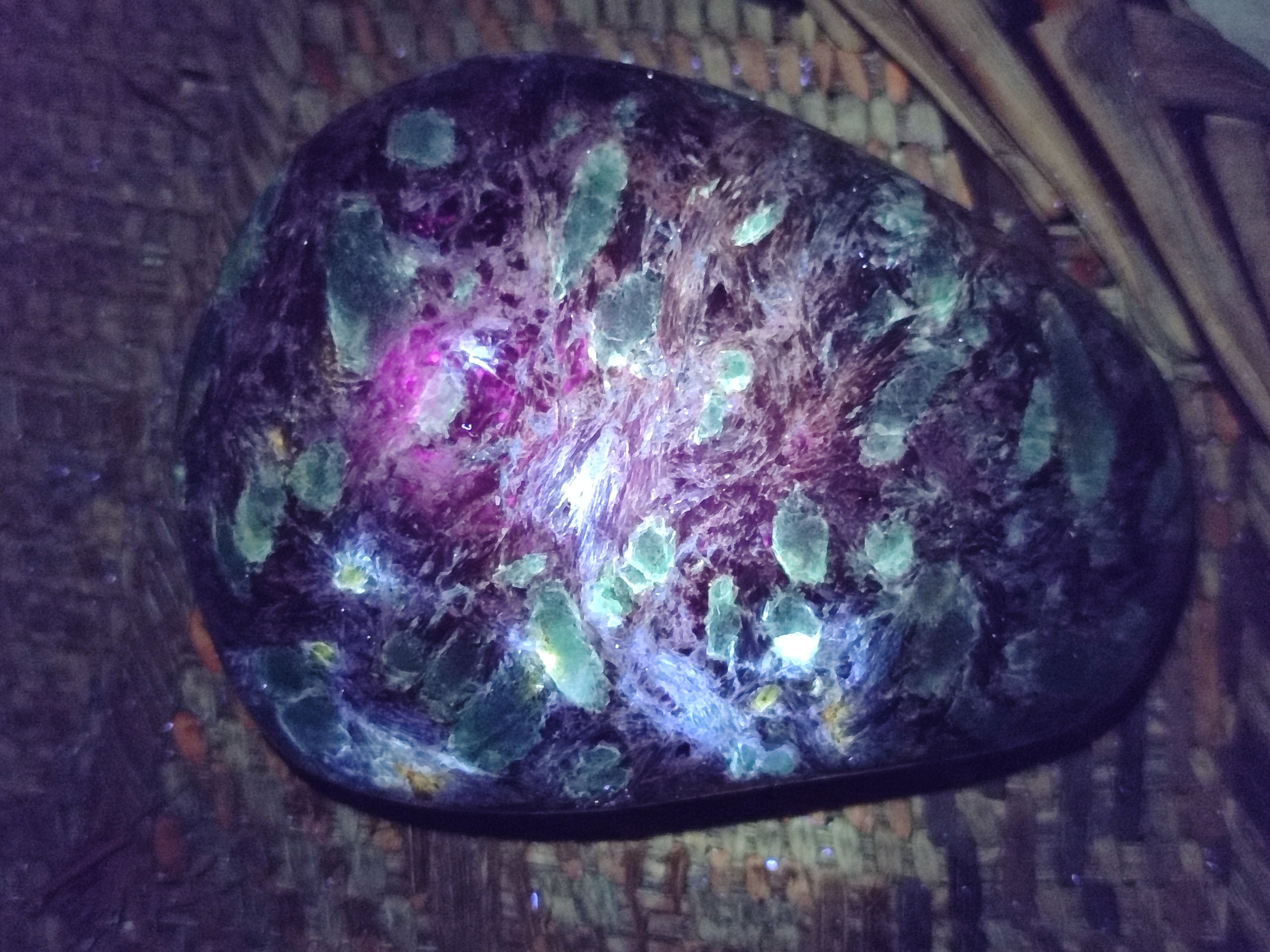 Polished Emerald Mica In Matrix Free Forms x 6 From Mutoko, Zimbabwe - Toprock Gemstones and Minerals 