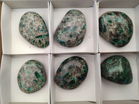 Polished Emerald Mica In Matrix Free Forms x 6 From Mutoko, Zimbabwe - Toprock Gemstones and Minerals 