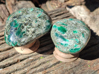Polished Emerald Mica In Matrix Free Forms x 6 From Mutoko, Zimbabwe - Toprock Gemstones and Minerals 