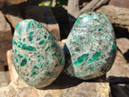 Polished Emerald Mica In Matrix Free Forms x 6 From Mutoko, Zimbabwe - Toprock Gemstones and Minerals 
