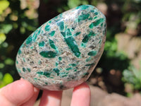Polished Emerald Mica In Matrix Free Forms x 6 From Mutoko, Zimbabwe - Toprock Gemstones and Minerals 