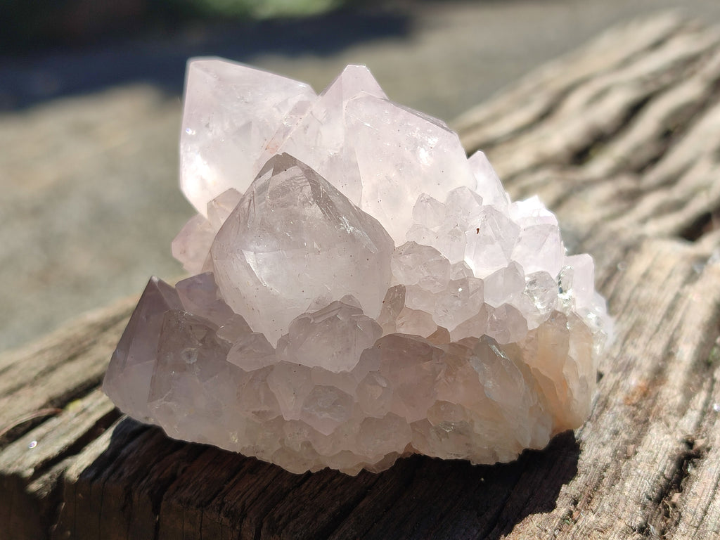Natural Amethyst Spirit Quartz Clusters x 12 From Boekenhouthoek, South Africa - Toprock Gemstones and Minerals 