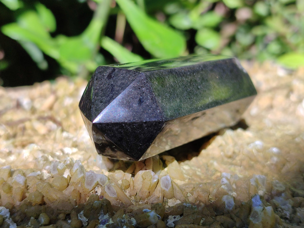 Polished Black Basalt Points x 6 From Antsirabe, Madagascar - Toprock Gemstones and Minerals 