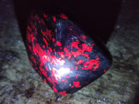 Polished Ruby Corundum In Chrome Verdite Standing Free Forms x 3 From Zimbabwe - Toprock Gemstones and Minerals 
