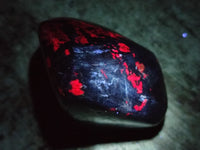 Polished Ruby Corundum In Chrome Verdite Standing Free Forms x 3 From Zimbabwe - Toprock Gemstones and Minerals 