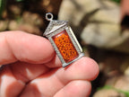 Polished Mixed Baltic Amber Earring and Pendant Sets on Sterling Silver x 7 From Poland - Toprock Gemstones and Minerals 