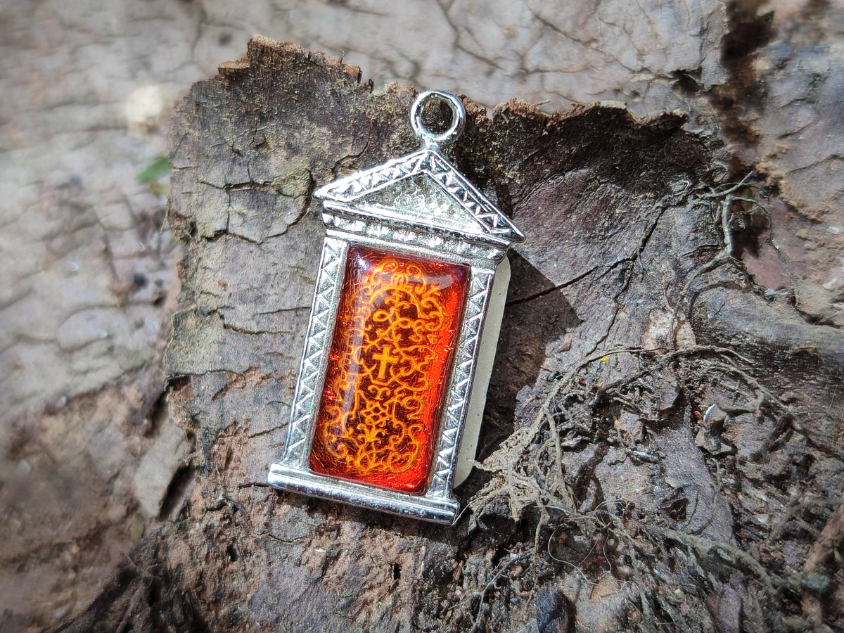 Polished Mixed Baltic Amber Earring and Pendant Sets on Sterling Silver x 7 From Poland - Toprock Gemstones and Minerals 