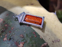 Polished Mixed Baltic Amber Earring and Pendant Sets on Sterling Silver x 7 From Poland