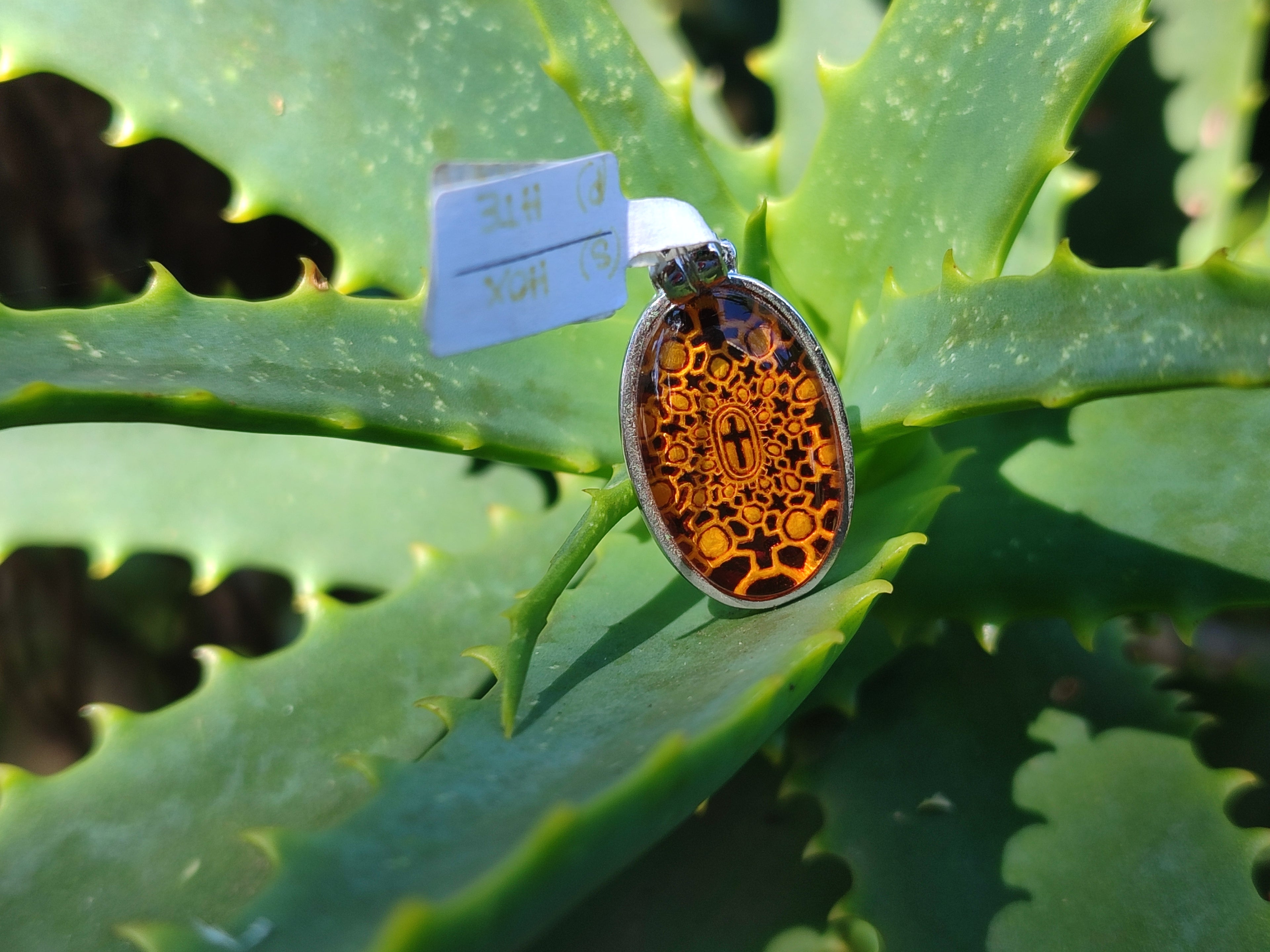 Polished Mixed Baltic Amber Earring and Pendant Sets on Sterling Silver x 3 Sets From Poland - Toprock Gemstones and Minerals 