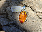 Polished Mixed Baltic Amber Earring and Pendant Sets on Sterling Silver x 3 Sets From Poland - Toprock Gemstones and Minerals 
