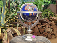 Polished Lapis Lazuli World Globe x 1 From China