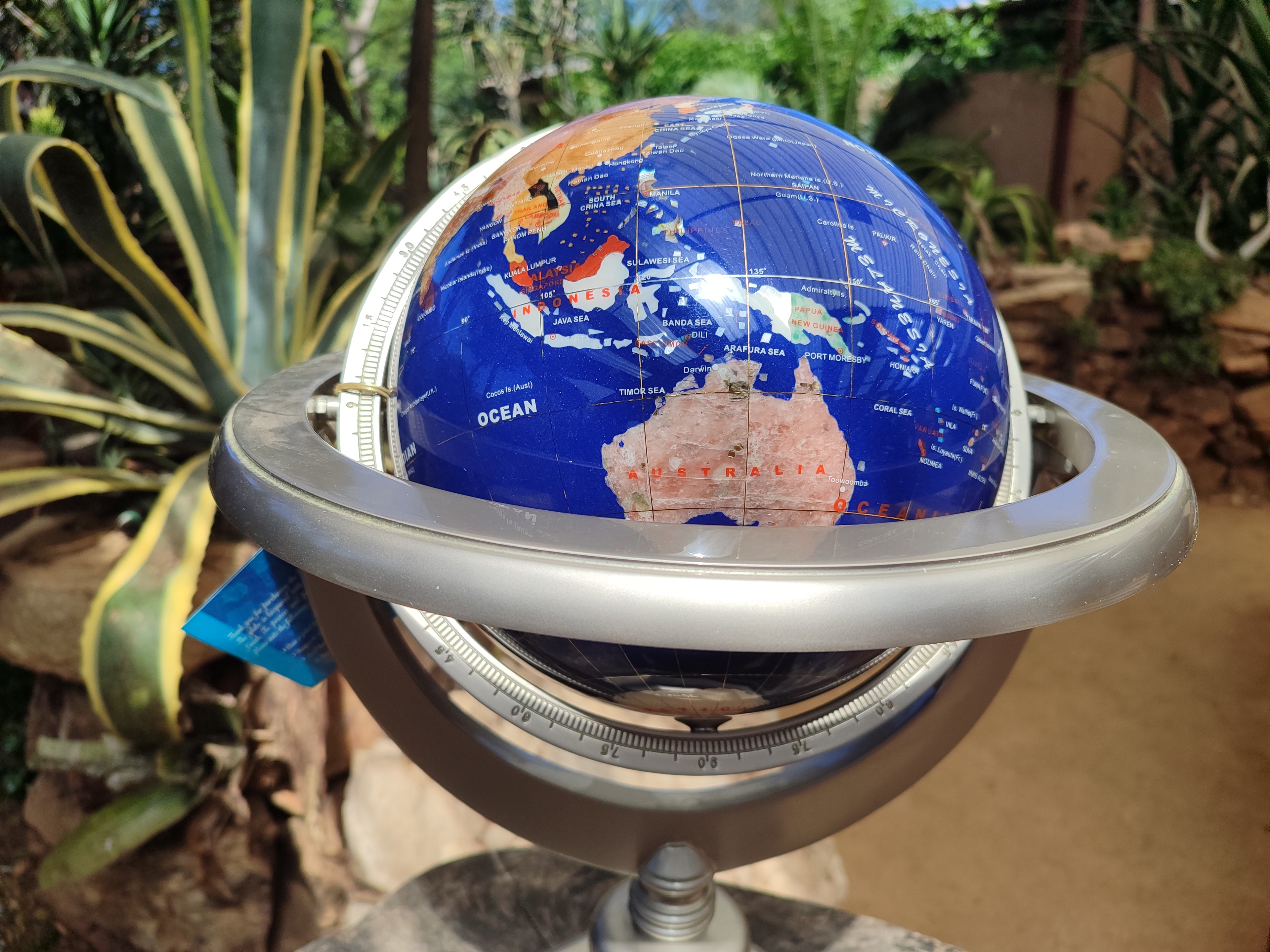 Polished Lapis Lazuli World Globe x 1 From China - Toprock Gemstones and Minerals 