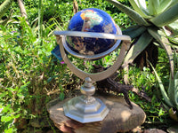 Polished Lapis Lazuli World Globe x 1 From China