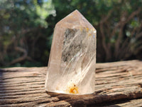 Polished Clear and Smokey Quartz Crystals x 6 From Madagascar