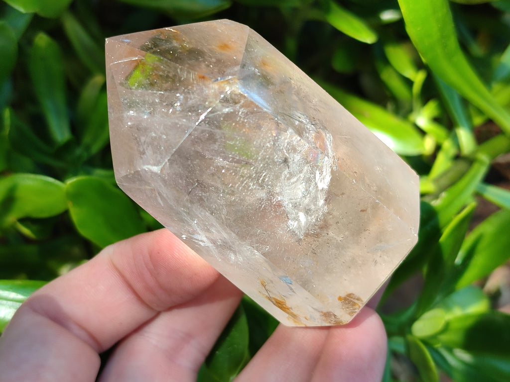 Polished Clear and Smokey Quartz Crystals x 6 From Madagascar - Toprock Gemstones and Minerals 