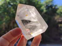Polished Clear and Smokey Quartz Crystals x 6 From Madagascar