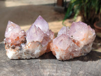 Natural Dark Amethyst Spirit Quartz Clusters x 6 From Boekenhouthoek, South Africa - Toprock Gemstones and Minerals 