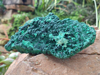 Natural Silky Malachite Specimens x 4 From Kasompe, Congo - Toprock Gemstones and Minerals 