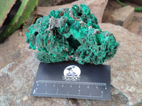 Natural Silky Malachite Specimens x 4 From Kasompe, Congo - Toprock Gemstones and Minerals 