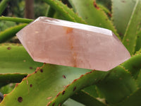 Polished Double Terminated Rose Quartz Points x 6 From Ambatondrazaka, Madagascar