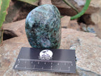 Polished Emerald Mica In Matrix Standing Free Forms x 4 From Mutoko, Zimbabwe - Toprock Gemstones and Minerals 