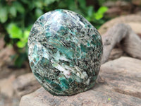 Polished Emerald Mica In Matrix Standing Free Forms x 4 From Mutoko, Zimbabwe - Toprock Gemstones and Minerals 