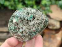 Polished Emerald Mica In Matrix Standing Free Forms x 4 From Mutoko, Zimbabwe - Toprock Gemstones and Minerals 
