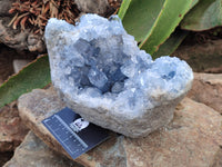Natural Celestite Geode Specimen x 1 From Sakoany, Madagascar