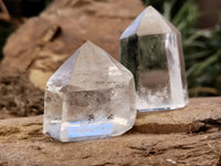 Polished Clear Quartz Crystals x 20 From Madagascar