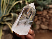Polished Clear Quartz Crystals x 20 From Madagascar