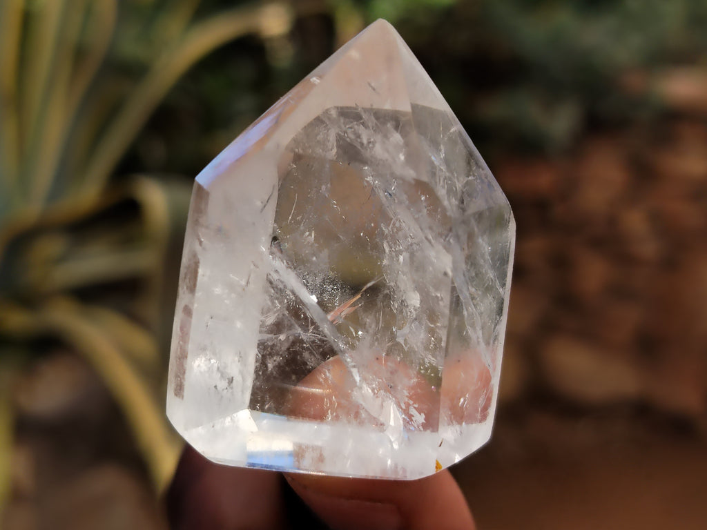Polished Clear Quartz Crystals x 20 From Madagascar - Toprock Gemstones and Minerals 
