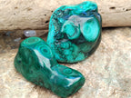 Polished Flower Banded Malachite Free Forms x 6 From Congo - Toprock Gemstones and Minerals 