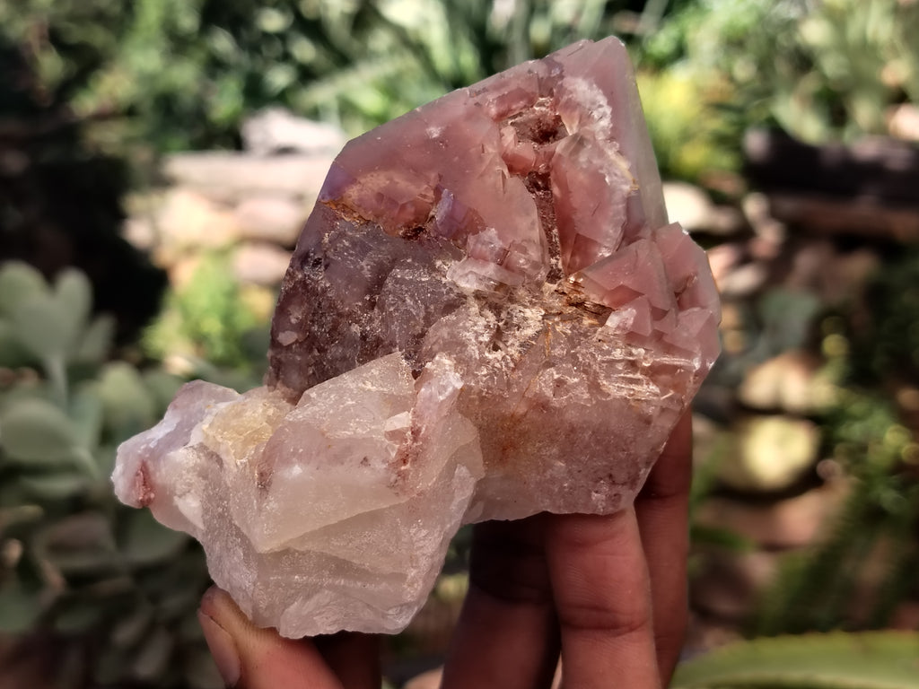 Natural Red Hematoid Quartz Clusters x 6 From Karoi, Zimbabwe - Toprock Gemstones and Minerals 