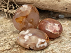 Polished Fossil Flower Agate Palm Stones x 24 From Antsahalova, Madagascar - Toprock Gemstones and Minerals 