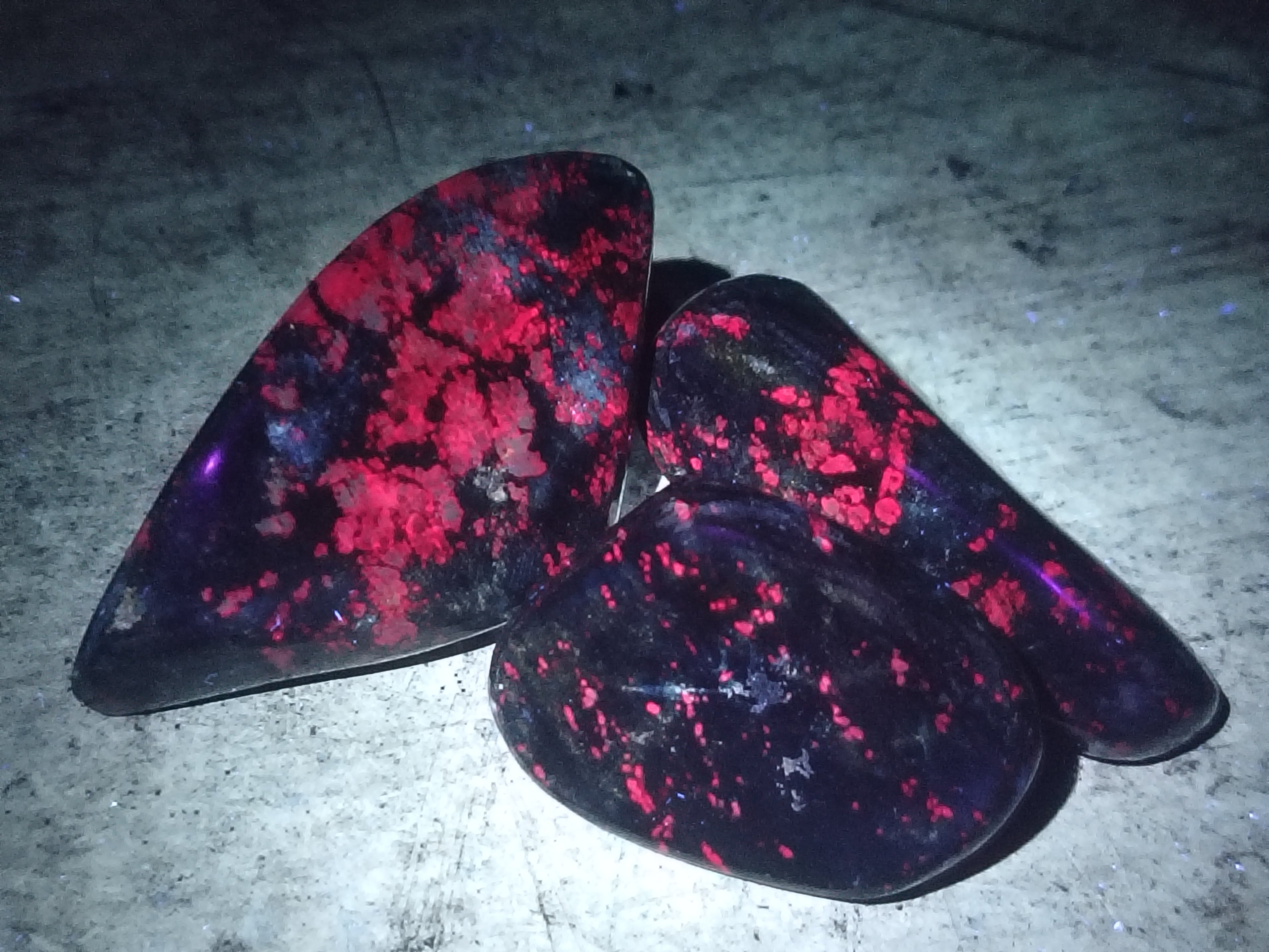 Polished Ruby Corundum In Chrome Verdite Free Forms x 12 From Zimbabwe - Toprock Gemstones and Minerals 