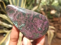 Polished Ruby Corundum In Chrome Verdite Free Forms x 12 From Zimbabwe - Toprock Gemstones and Minerals 