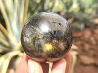 Polished Labradorite Spheres x 6 From Tulear, Madagascar
